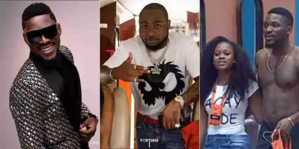 #BBNaija: Davido Reacts to Rumor He Unfollowed Tobi Because of Chioma’s Friendship with Cee-C